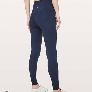 Lululemon align leggings in navy blue